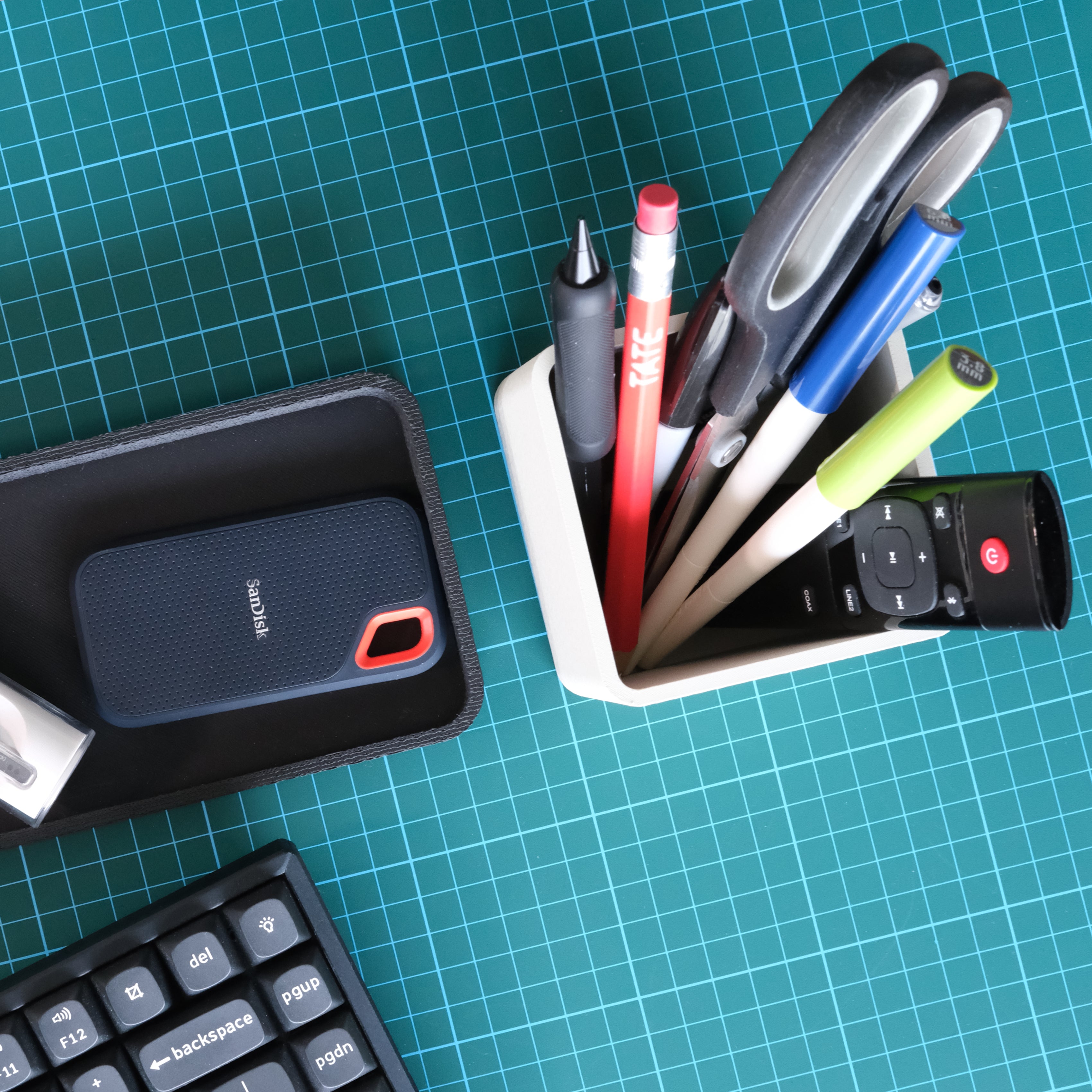 Minimalist Desk Organisation Set | 3 Piece Office Kit