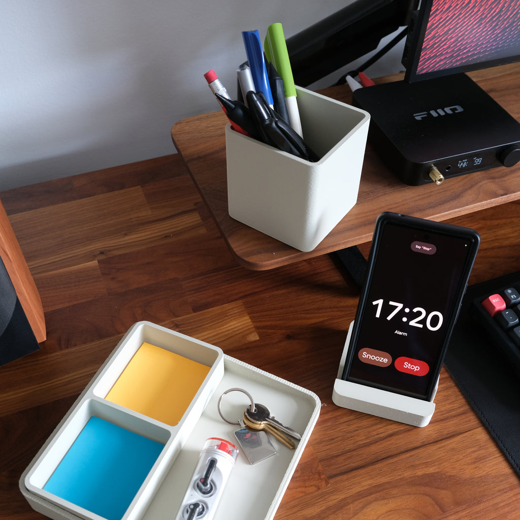 Modern Minimalist 4-in-1 Desk Organiser Set
